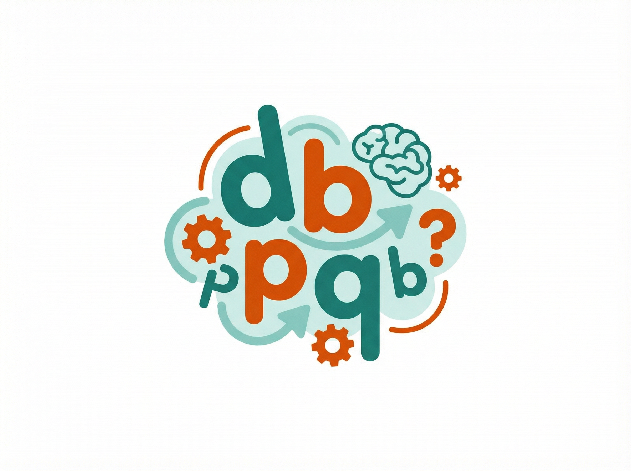 Illustration de la dyslexie